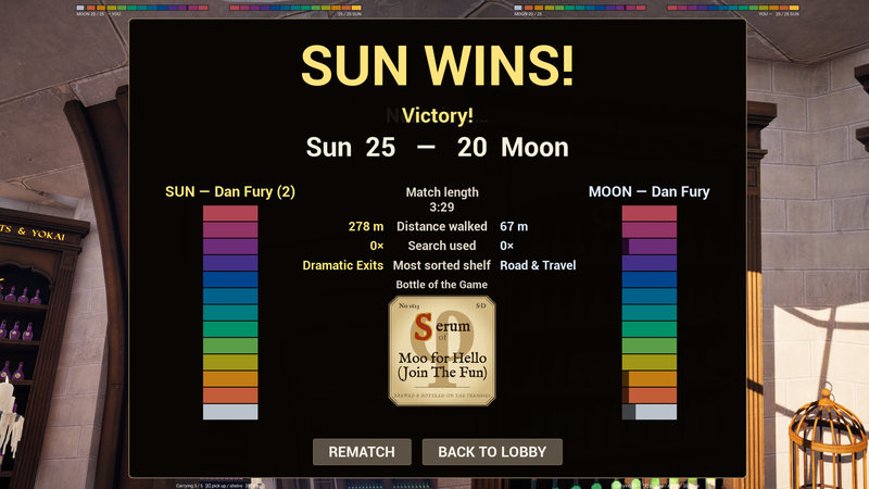 Sun vs Moon versus — the results board